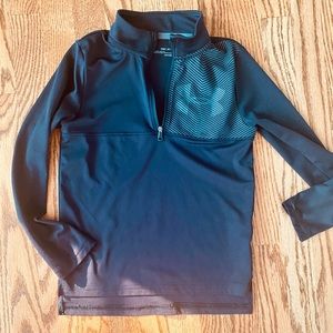Black under Armour zip up YSM